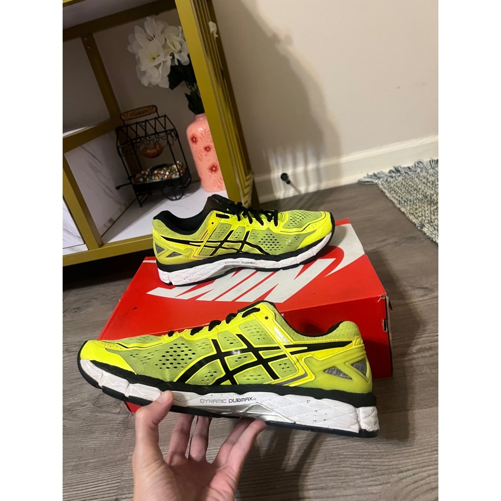 ASICS Gel Kayano 22 Men's T547N Lime Size 10 - Picture 4 of 8